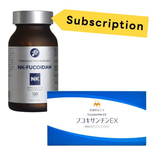 Fucoxanthin EX and NK-FUCOIDAN - BANDLE -subscription-