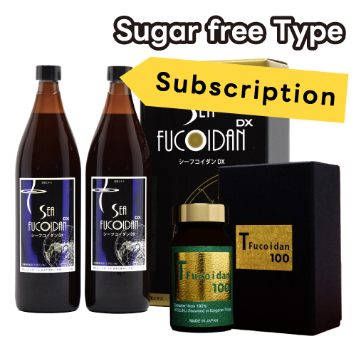 Sea Fucoidan DX 900ml (Pack of 2) and T-Fucoidan100 - BANDLE -subscription-