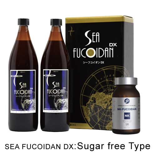 Sea Fucoidan DX 900ml (Pack of 2) and NK-FUCOIDAN - BANDLE -subscription-